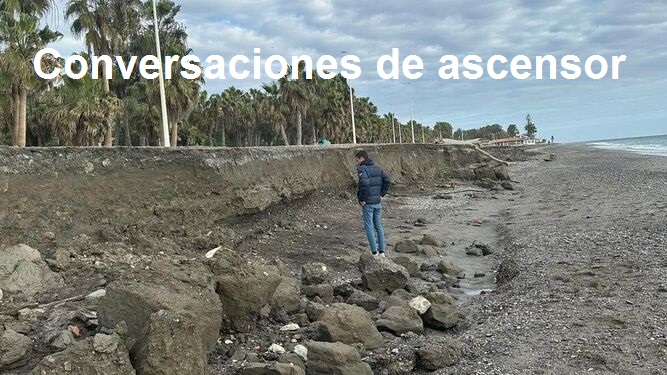 Conversaciones de ascensor Rafael Montero Artigas Tiempo loco el de este año. El de las cabañuelas bien podría haber hecho sus predicciones en la aquella taberna de nombre tan castizo: “La Muerte Acecha”. “Después de beberse tres o cuatro “gorros”, supongo yo, el tío emitió su visión del tiempo. “Todas las predicciones de las cabañuelas auguran que el 2026 va a ser un año con precipitaciones escasas en varias regiones, impactando mucho en el nivel de los pozos”. El señor le conserve la vista; sus habilidades como profeta del tiempo no tienen precio. De agua vamos servidos a estas alturas como para cinco o seis años. No acaba aquí la cosa, el agua de las nieves de Sierra Nevada se suma al golpe de lluvia, teniendo el pantano que desaguar para no reventar sus paredes. A este paso las ranas van a llevar salvavidas. La locura la pone el dichoso viento. Vivimos en un estado constante de Ponientes cabrones y Nortes fríos. La ventolera tiene las cabezas como la de la niña del Exorcista. La gente soporta el castigo con dignidad, mirando al cielo y echando de menos aquellas avionetas que, se supone, espantaban las nubes. Las catástrofes y los destrozos se suceden en toda la geografía andaluza. Hay gente que lo ha perdido todo, los pueblos han sufrido destrozos de diversa consideración, la actividad ha tenido que cesar en algunos sitios. Uno, que ha visto muchos años y muchas ruinas, conserva la fe que saldremos de esta. También te diré, mi querido lector: Gracias al capital humano, gente de la tierra. De los políticos, esperar lo justo y ponernos en la cola, junto con los del volcán y las otras desgracias. Lo que seguro que no para es la recaudación predatoria de impuestos; el estado pasa por encima del agua, la nieve y el viento para llegar a tu bolsillo. Tu desgracia es digna de discursos, pero pagar tienes que pagar. Cosas que pasan.