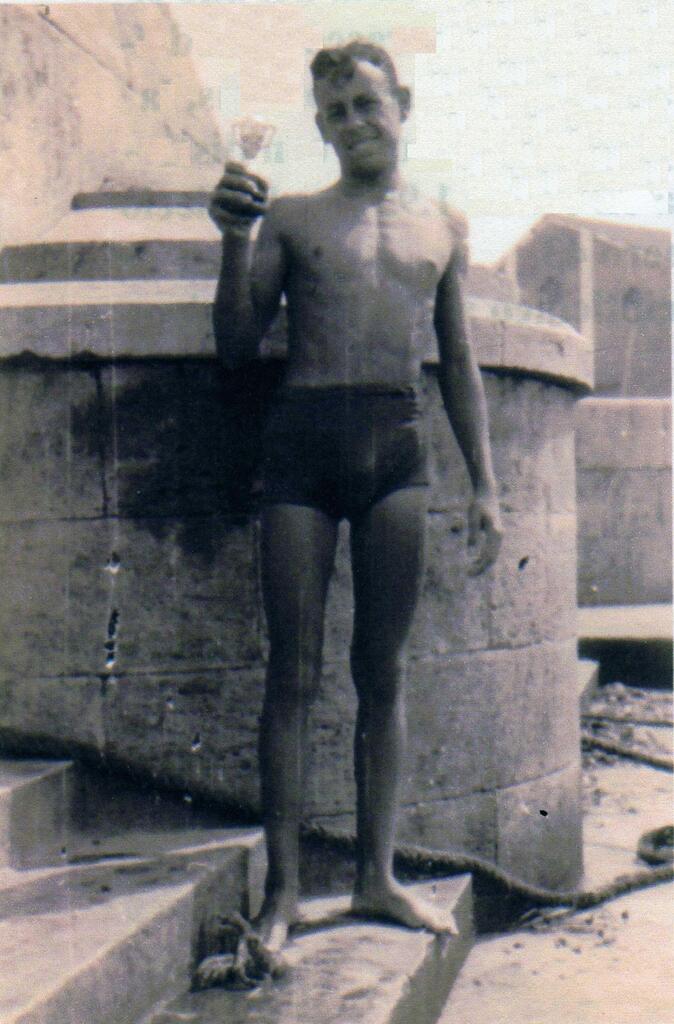 EL PRIMERO. Antonio Egea fue el primer nadador clarinista que participó en unos Campeonatos de España Absolutos.
