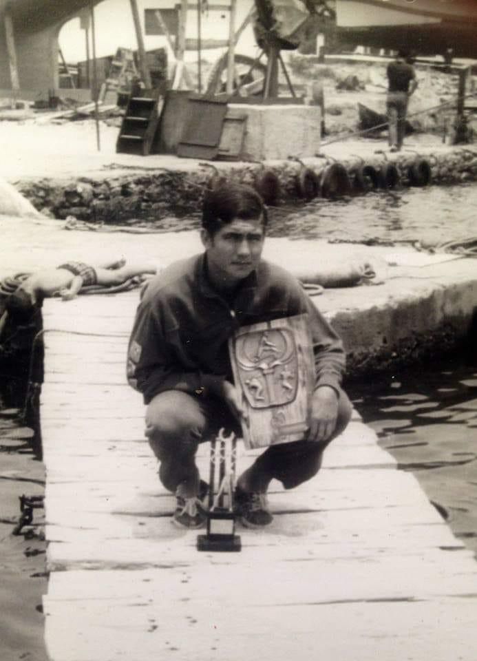 EL NÚMERO 1. Ricardo Pérez de Rueda, tal vez el mejor nadador motrileño de todos los tiempos.
