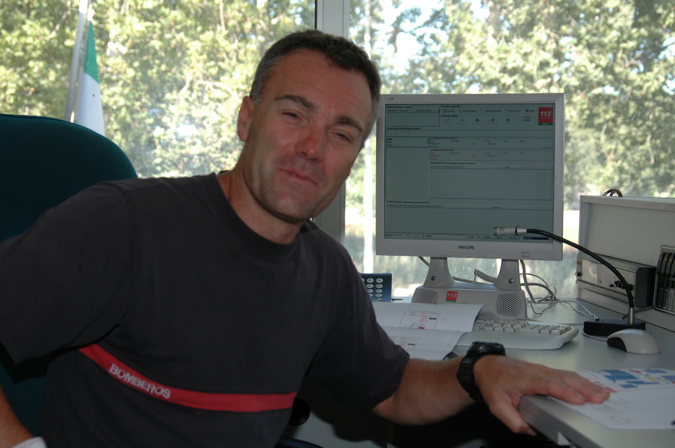 Primi en el Parque de Bomberos de Motril