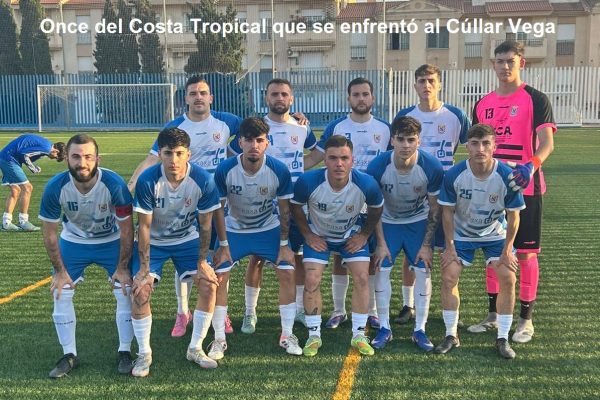 Once Inicial del Costa Tropical que se enfrentó al Cúllar Vega.