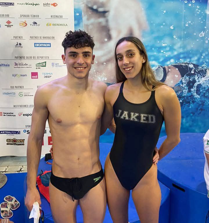 Támara Frías y José Manuel Priego impulsan el éxito de la Universidad de Granada en el Nacional Universitario de Natación